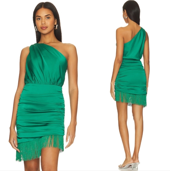 SAYLOR Dresses & Skirts - Saylor Sainte Mini Fringe Dress